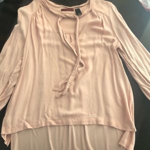 Blush BKE tie top